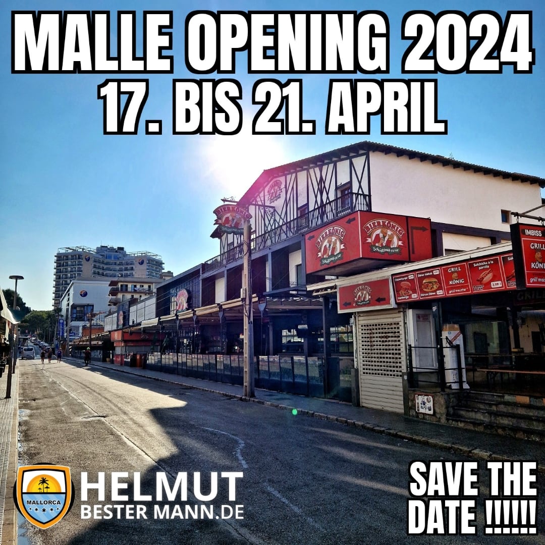 ALLE TERMINE 2024 MALLE OPENING MALLE CLOSING